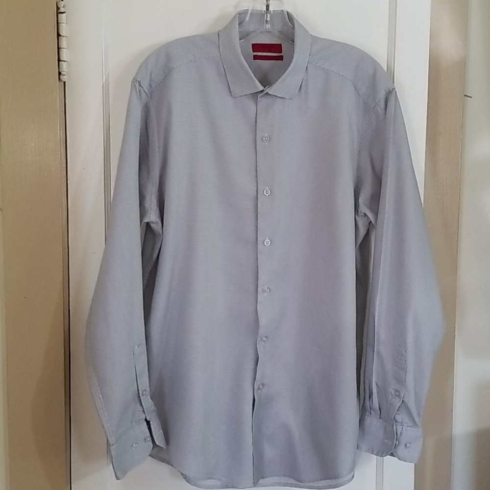 Alfani fitted easy care dress shirt